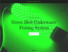 Tablet Screenshot of greenblobfishing.com